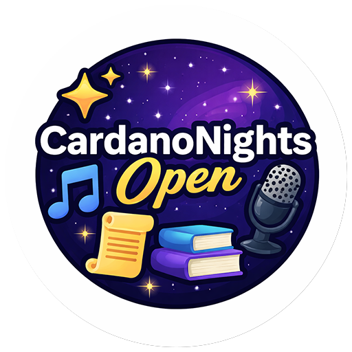 CARDANO NIGHTS OPEN MIC LOGO Circular