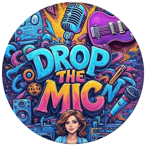 Drop The Mic LOGO Circular